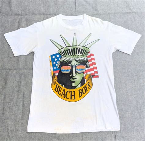 90s the beach boys statue of Liberty 1991 tour krunchers tee 小岩店 | What ...