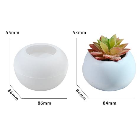 Round Flower Pot & Candle Holder Mould