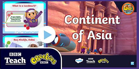 CBeebies Go Jetters | Continent of Asia PowerPoint | KS1