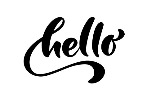 Image result for Hello Written