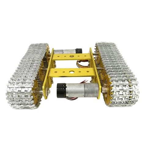 B Blesiya T100 Robot Tank Car Chassis Metal Platform Motor | Desertcart ...