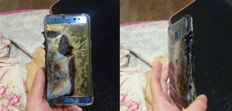 Image result for Exploding Galaxy Note 7 On Car