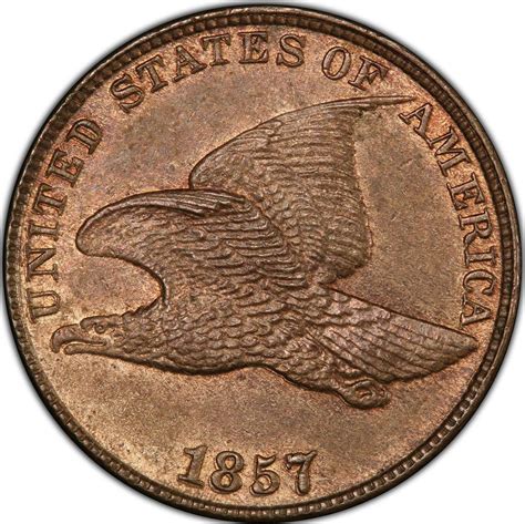 One Cent 1857 Flying Eagle, Coin from United States - Online Coin Club