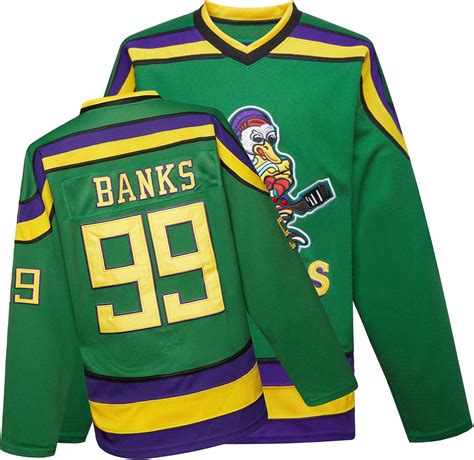 Buy Mighty Ducks jersey Movie Ice Hockey Jersey S-XXL Charlie Conway ...