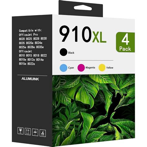 910XL Ink Combo Pack Compatible for HP 910 XL Ink Cartridges OfficeJet ...