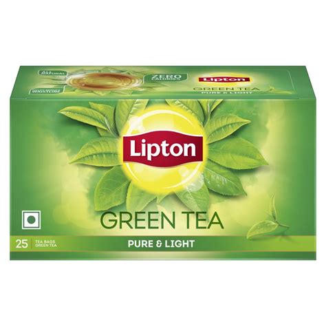 Lipton Pure and Light Green Tea Bags, 25 Pieces : Amazon.in: Grocery ...