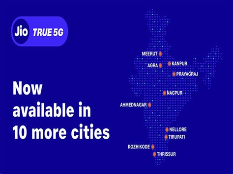 Jio launches 5G services in 10 more Indian cities