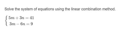 How to Do Linear Combination Method 的图像结果