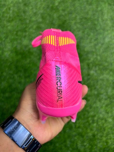 Mercurial Vapor 15 Pink Colour High Top FG With Lace