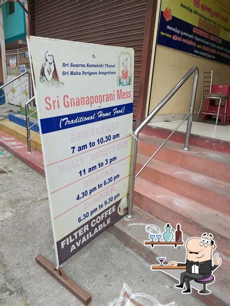 Gnanapoorani Mess, Chennai - Restaurant menu, prices and reviews