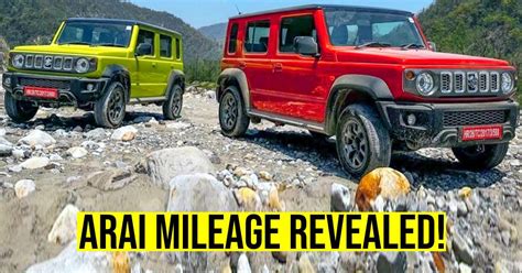 Maruti Suzuki Jimny 4X4 SUV's ARAI tested mileage figures revealed ...