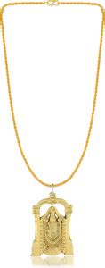memoir Brass Goldplated Tirupati Balaji Pendant Hindu Spiritual Gold ...
