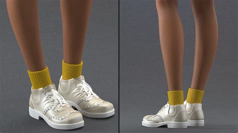 3D Street Style Light Skin Black Teenage Girl Standing Pose | 3D Molier ...
