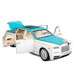 BlackZone 1/24 Big Rolls Royce Toy Car Metal Pull Back Diecast Car with ...
