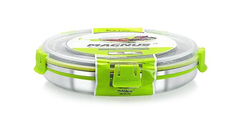 Buy Magnus Stainless Steel Airtight Leakproof Storage Container, 700 ML ...