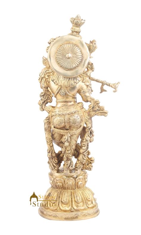 Large Size Hindu Deity Lord Murli Krishna Home Décor Statue For Sale 2 ...