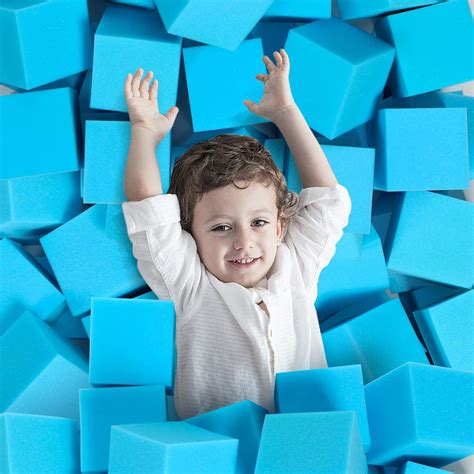 Amazon.com: TAYUQEE Foam Pit Cubes - 24 PCS 5 Inches Gymnastics Foam ...