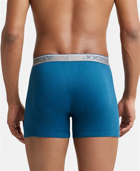 Buy Super Combed Cotton Rib Solid Boxer Brief with Ultrasoft and ...