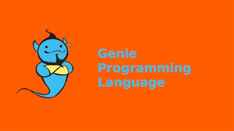 Image result for Genie Programming Language