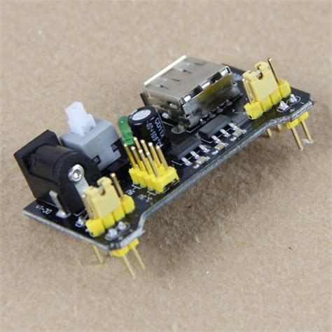 Wrisky Breadboard Power Supply Module Shield 3.3V 5V Mb102 Solderless ...