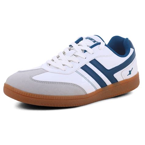 Sparx White Blue Sneakers for Men SM-1133 | Stylish Sneakers Online