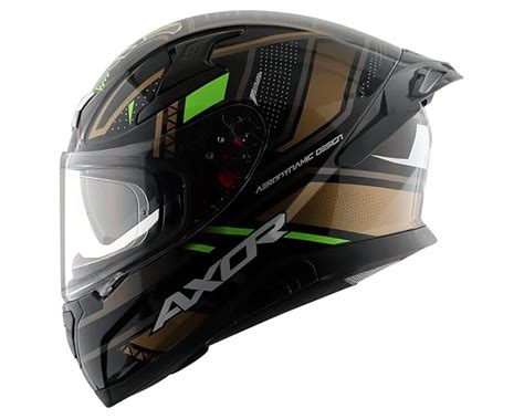Axor Apex Tiki ISI ECE DOT Certified Full Face Dual Visor Helmet for ...