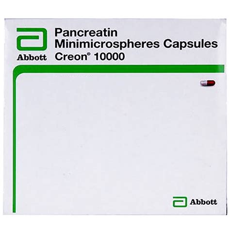 Creon 10000 Capsule 15's Price, Uses, Side Effects, Composition ...