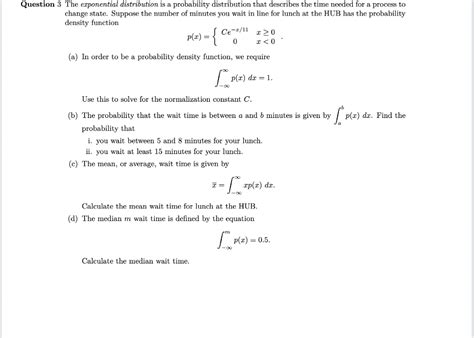 Image result for Exponential Distribution Questions