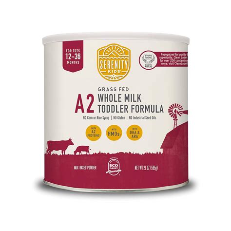 Amazon.com: Serenity Kids Organic Toddler Formula Powder - Grass Fed A2 ...