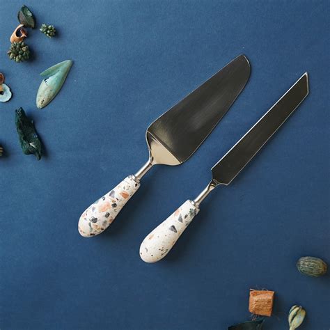 Serveware Marble Cake knives – The Decor Circle