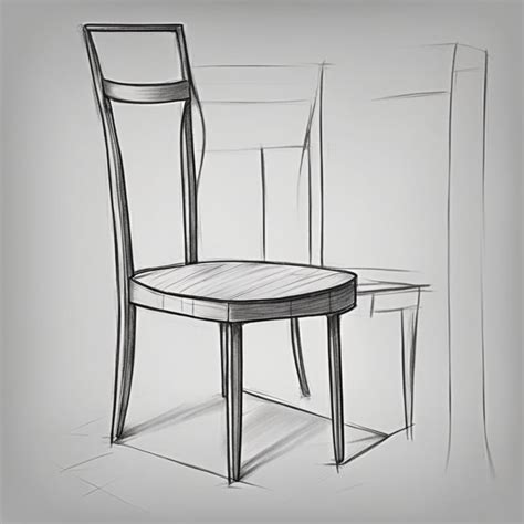 Mastering the Art of How to Draw a Chair: A Step-by-Step Guide - Trying drawing