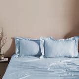 Shop Premium Fagoting Stitch Bedsheet Online - Houmn