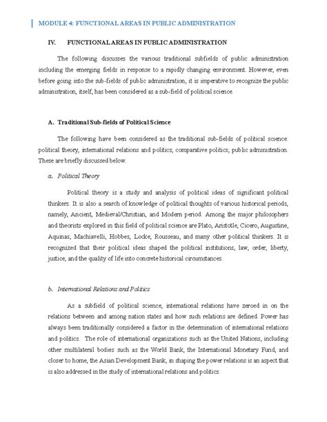 Image result for Public Administration 1501 Module