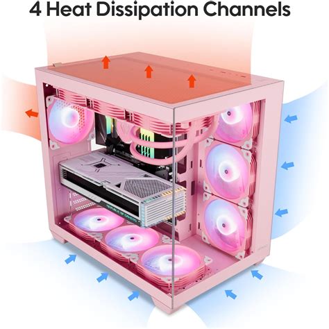 Vetroo AL900 ATX PC Case with 270° Full View India | Ubuy