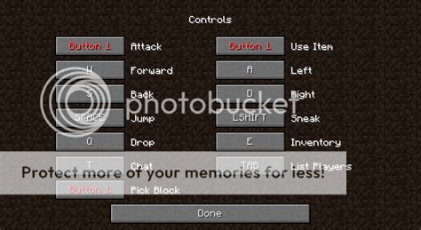 Image result for Minecraft Java Controls