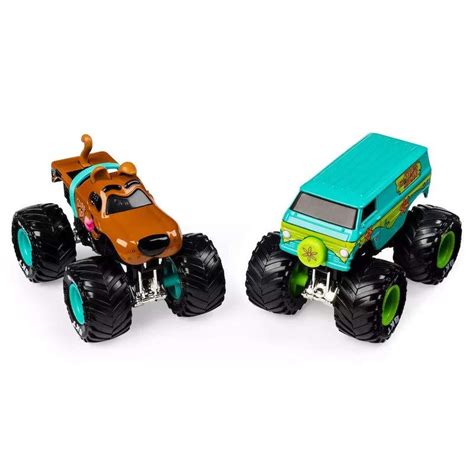 Buy Monster Jam 1: 64 2 Pack- Scooby Doo Vs Mystery Machine for Boys¬ ...