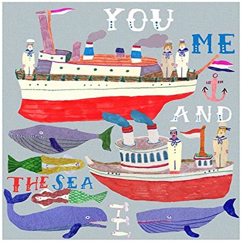 Oopsy Daisy NB46837 You Me and The Sea Canvas Wall Art by Monika ...