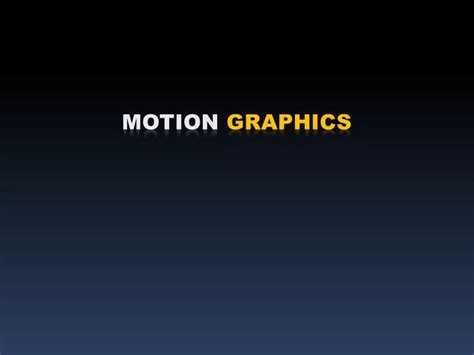 Image result for Motion Graphics PowerPoint