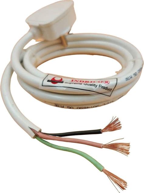 INDRICO 3 Pin Power Cable AC Extension Cord 3 Core Copper Heavy Duty ...