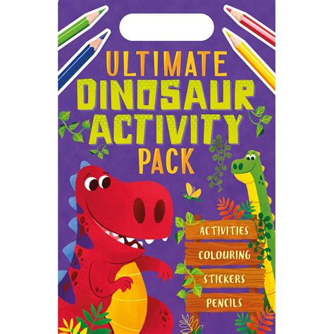 Ultimate Dinosaur Activity Pack With Activities, Colouring, Stickers ...