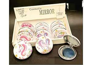 BOGEN LITE Unicorn Foldable Pocket Makeup Mirror for Girls - Compact ...