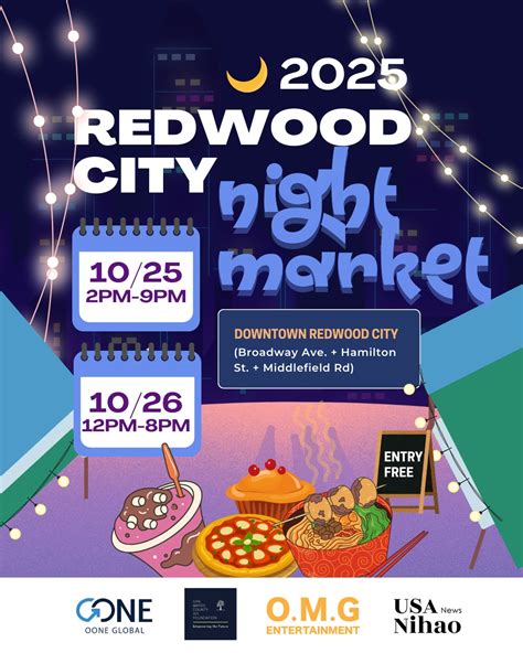 Redwood City Night Market | City Events Calendar | City of Redwood City