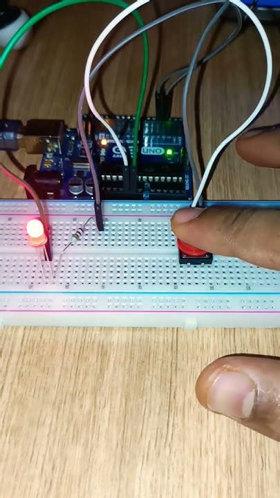 Arduino LED Pushbutton 的图像结果