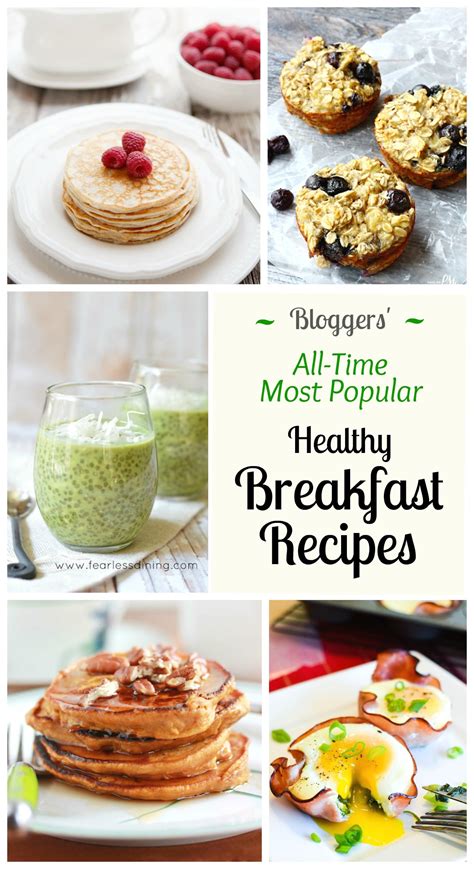 Healthy Breakfast Menu Ideas