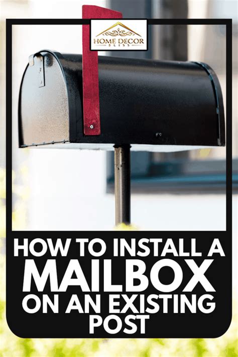 Image result for Installing a Mailbox Post
