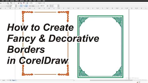 Making Border Corel 的图像结果
