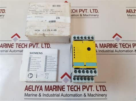 Siemens 3Tk2827-1Bb41 Safety Relay – Aeliya Marine Tech