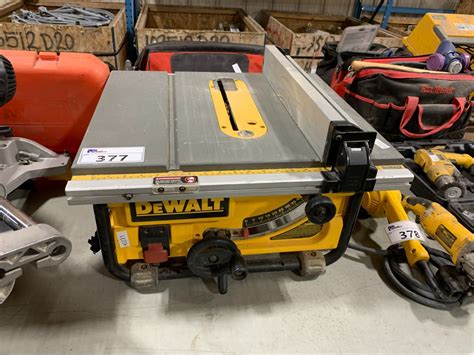 DEWALT DW745 10" PORTABLE ELECTRIC INDUSTRIAL TABLE SAW