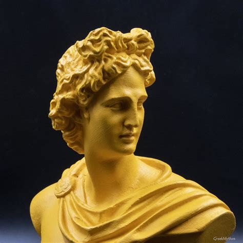 Greek-Roman God Apollo Bust Statue, Apollo Belvedere Museum Replica ...