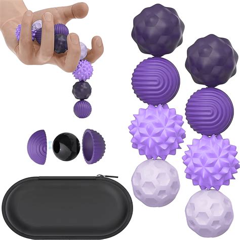 Teblint Magnetic Balls Fidget Toys, 8 Pcs Stress Relief Sensory Toys ...